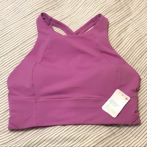 Free To Be Serene High Neck Longline Bra